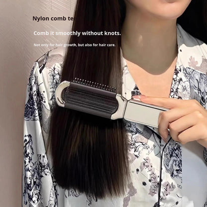 Folding Hair Brush With Mirror