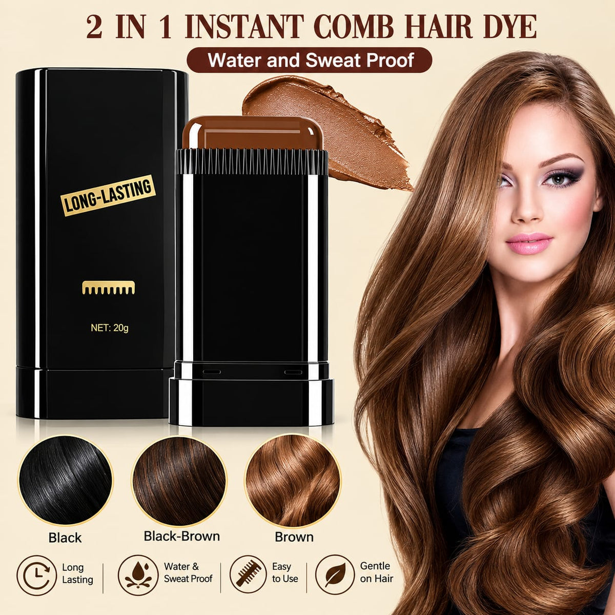Hair Dye Comb Applicator Tool
