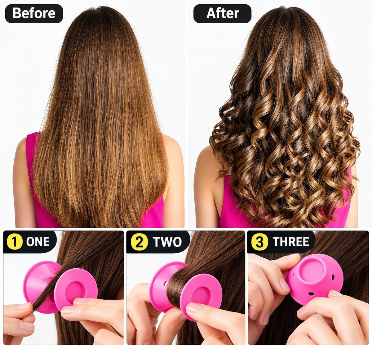 Magic Hair Curlers Set