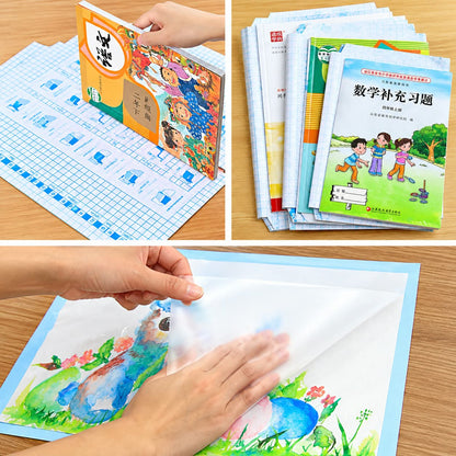 Transparent Paper Sticker Book Cover Film