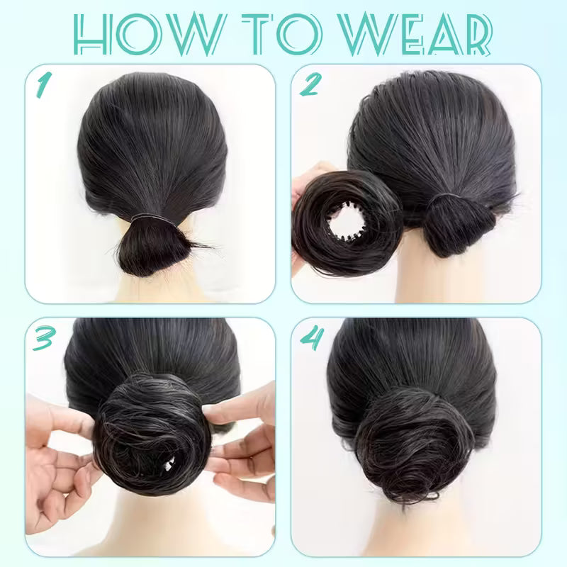 Messy Bun Hair Piece