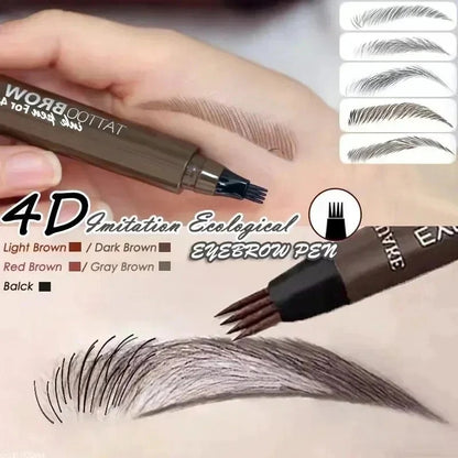 4 Point Waterproof Liquid Eyebrow Pencil