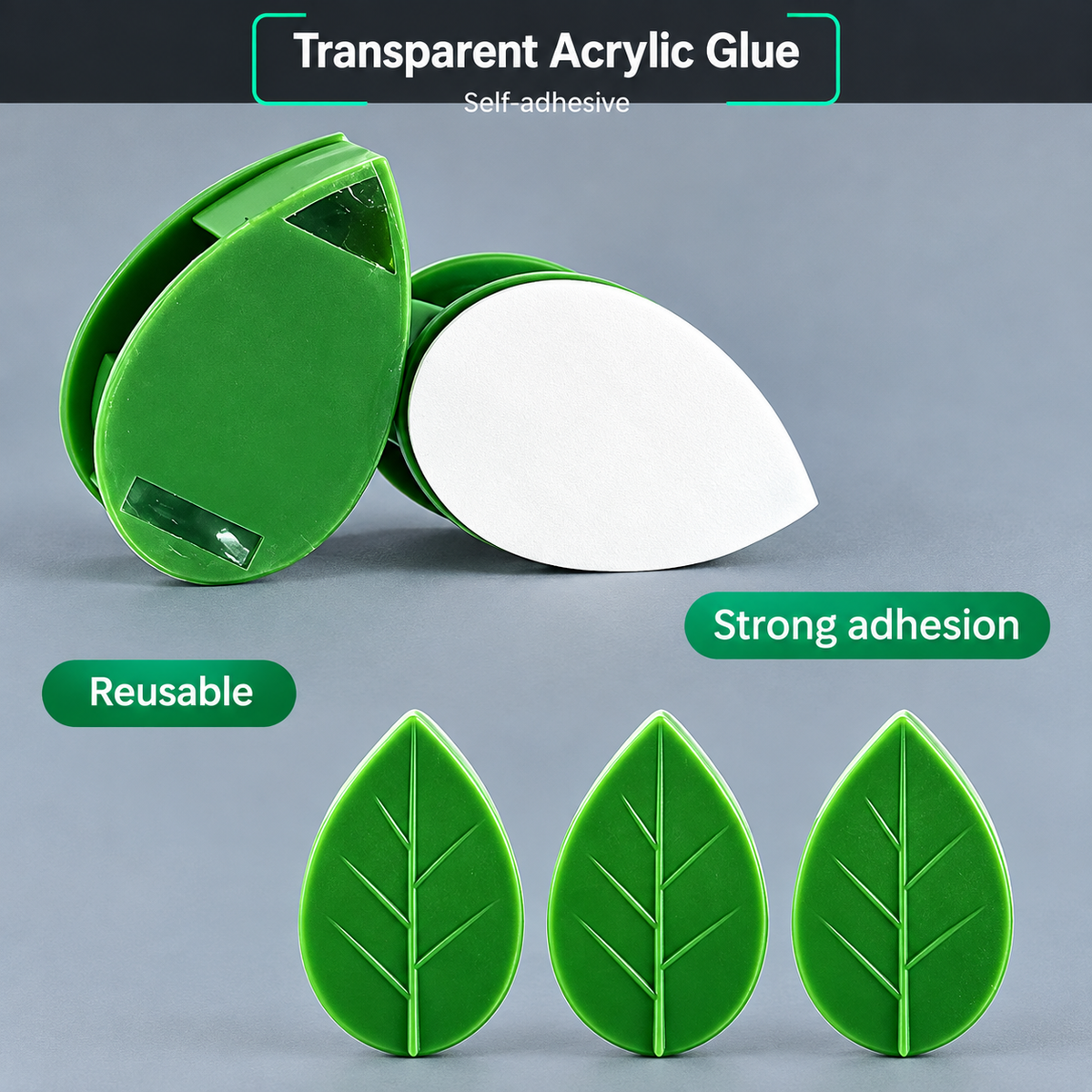 Leaf-Shaped Plant Climbing Wall Fixture Clips